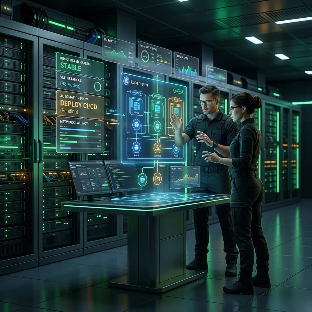 Cognitoz expert technical consultants collaborating on infrastructure architecture